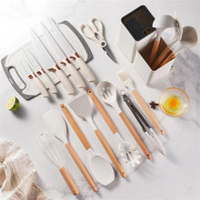 19 PCS Kitchen Set with Knives & Cutting Boards – Premium Kitchen Organizer UAE