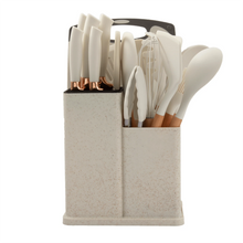 19 PCS Kitchen Set with Knives & Cutting Boards – Premium Kitchen Organizer UAE