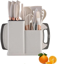 19 PCS Kitchen Set with Knives & Cutting Boards – Premium Kitchen Organizer UAE
